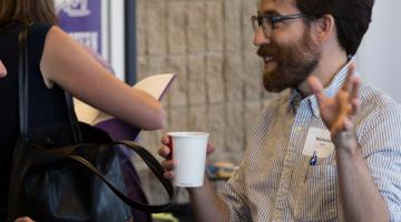 Northwestern Learning engineers speaking with faculty